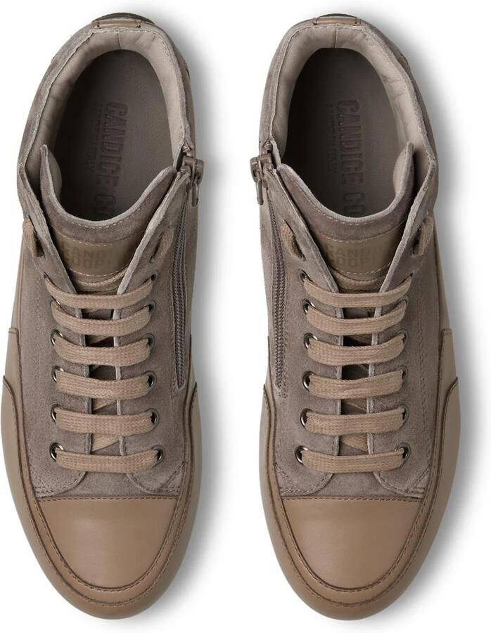 Candice Cooper Sneakers hoog 'PLUS PATCH' groen gemêleerd - Foto 4