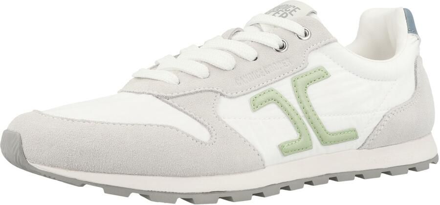 Candice Cooper Sneakers laag ' PLUME 3 ' lichtgrijs lichtgroen wit