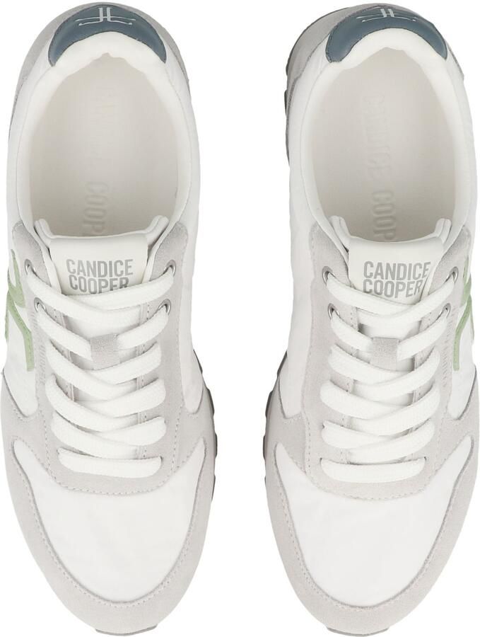 Candice Cooper Sneakers laag ' PLUME 3 ' lichtgrijs lichtgroen wit - Foto 2
