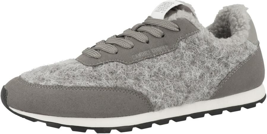 Candice Cooper Sneakers laag 'Plume Fur' grijs grijs gemêleerd