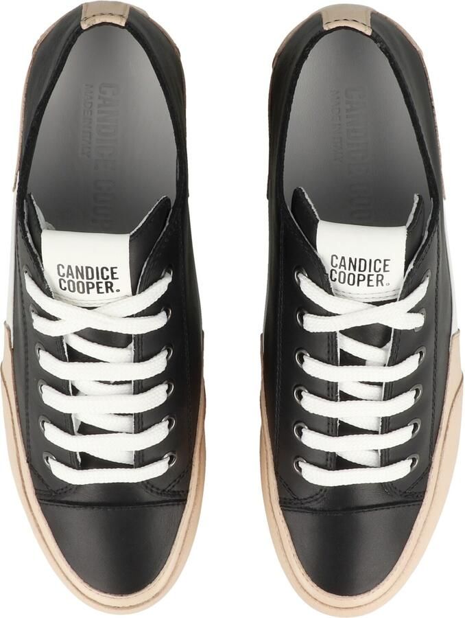 Candice Cooper Sneakers laag 'Rock Patch S' beige zwart wit - Foto 3