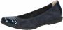Caprice Dames Ballerina 9 9 22152 26 854 blauw G breedte - Thumbnail 2