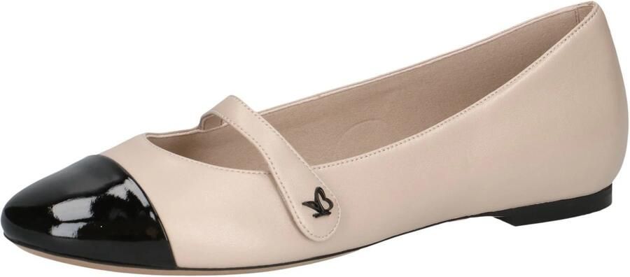 Caprice Ballerina's met riempje comfort schoen business schoen flats met klittenbandriempjes - Foto 2