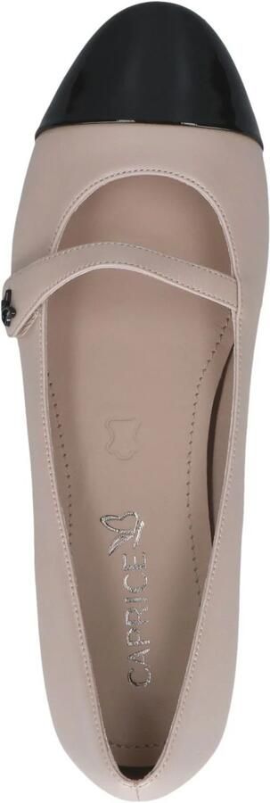 Caprice Ballerina's met riempje comfort schoen business schoen flats met klittenbandriempjes - Foto 3