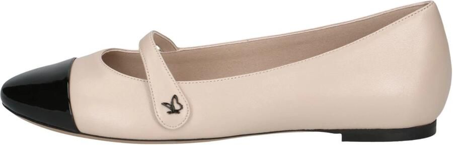 Caprice Ballerina's met riempje comfort schoen business schoen flats met klittenbandriempjes - Foto 5
