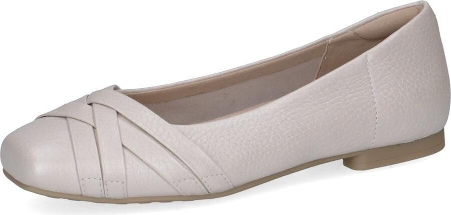 CAPRICE Ballerina parelwit