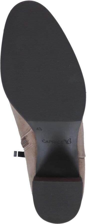 Caprice Taupe Enkellaarzen Taupe Suede Dames Taupe - Foto 3