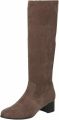 Caprice Lange Laarzen Beige Stretch Dames Beige - Bruin