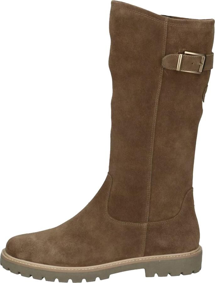 Caprice Brown Lange Laarzen Beige Suede Dames Beige - Foto 5