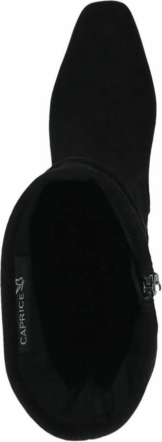 Caprice Black Lange Laarzen Zwart Suede Dames Zwart - Foto 2