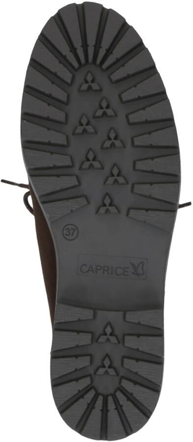 Caprice DK Brown Veterschoenen Donker Bruin Suede Dames Donker Bruin - Foto 4