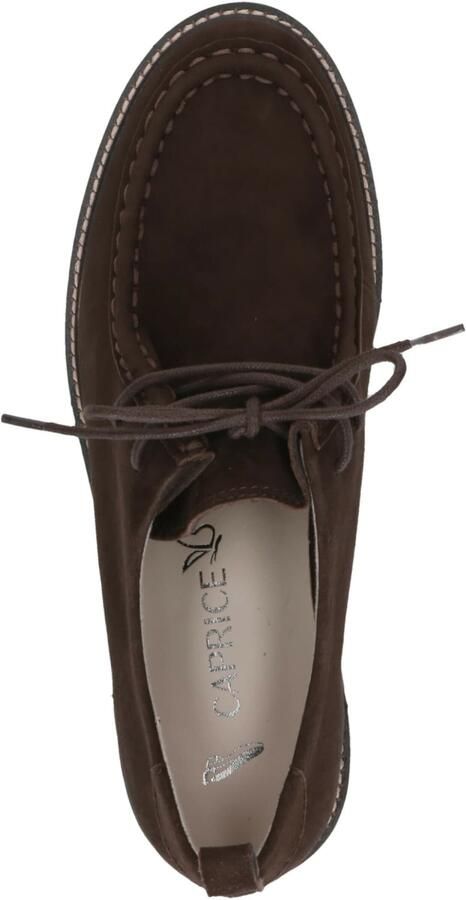 Caprice DK Brown Veterschoenen Donker Bruin Suede Dames Donker Bruin - Foto 3
