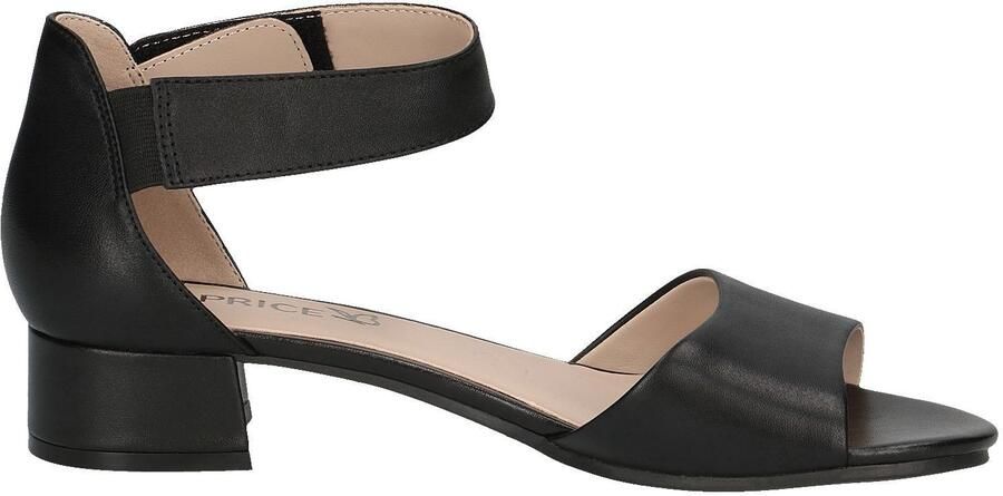 Caprice Leren Dames Sandaletten Zwart
