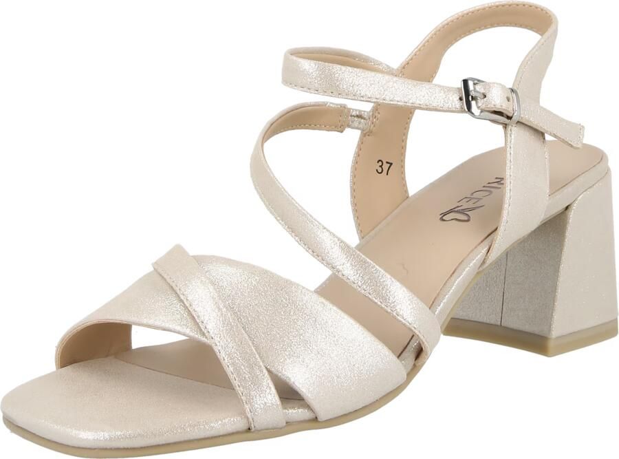 Caprice G Sandaletten Goud Metallic Glitter Leer Dames Goud - Foto 7