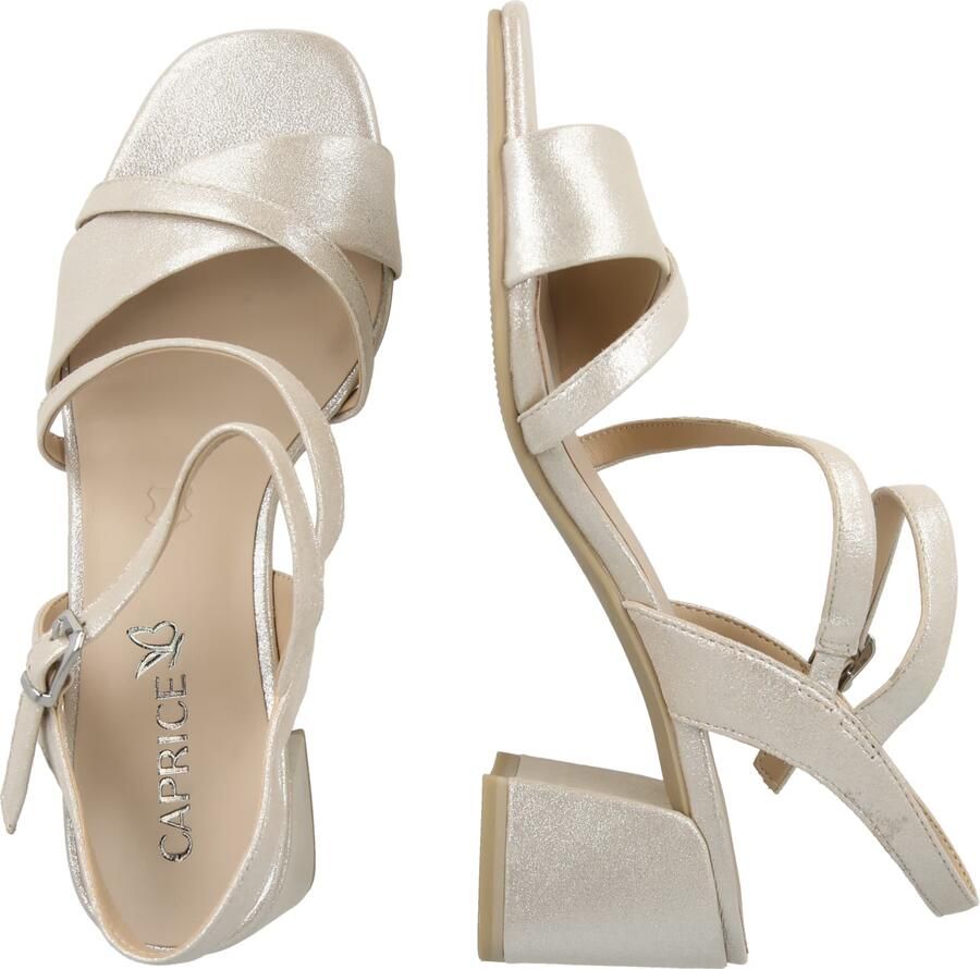 Caprice G Sandaletten Goud Metallic Glitter Leer Dames Goud - Foto 8