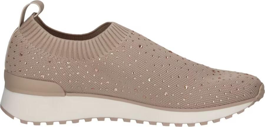Caprice Slip-on sneakers slipper vrijetijdsschoen lage schoen met fonkelende strass-steentjes - Foto 3