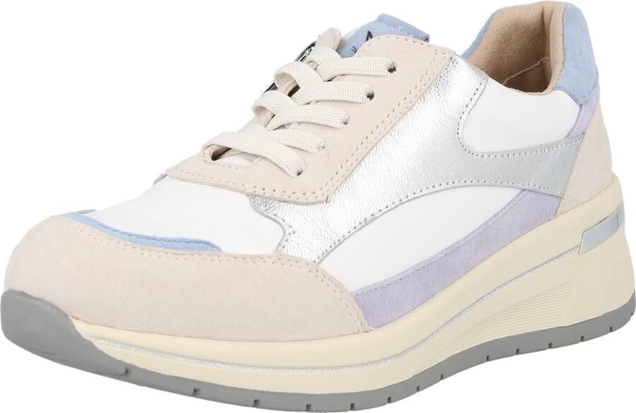 CAPRICE Sneakers laag crème lichtblauw zilver wit - Foto 2