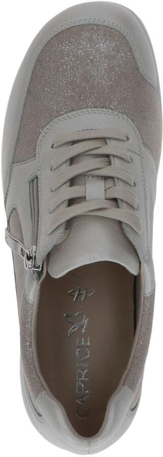 Caprice Sneakers met sleehak vrijetijdsschoen lage schoen veterschoen logo-embleem breedte h - Foto 4