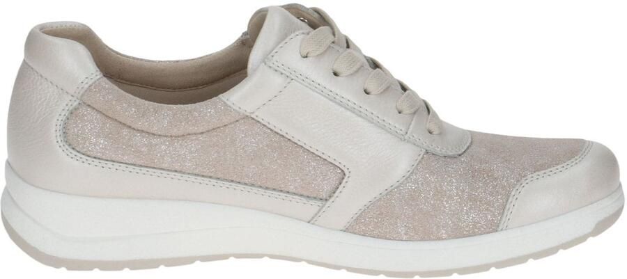 Caprice Sneakers met sleehak vrijetijdsschoen lage schoen veterschoen logo-embleem breedte h - Foto 6