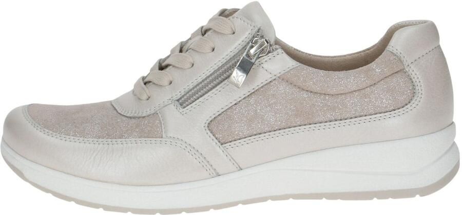 Caprice Sneakers met sleehak vrijetijdsschoen lage schoen veterschoen logo-embleem breedte h - Foto 2