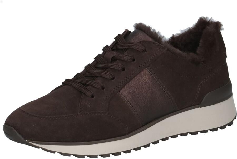 Caprice Kaia suède sneakers donkerbruin - Foto 2
