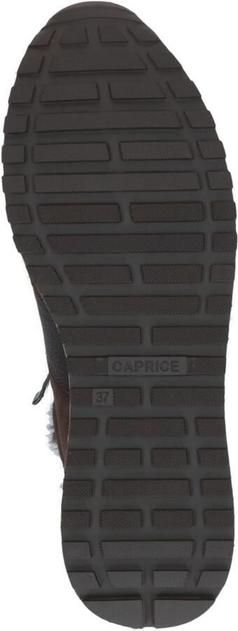 Caprice Kaia suède sneakers donkerbruin - Foto 5