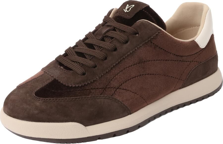 CAPRICE Sneakers laag donkerbruin wit