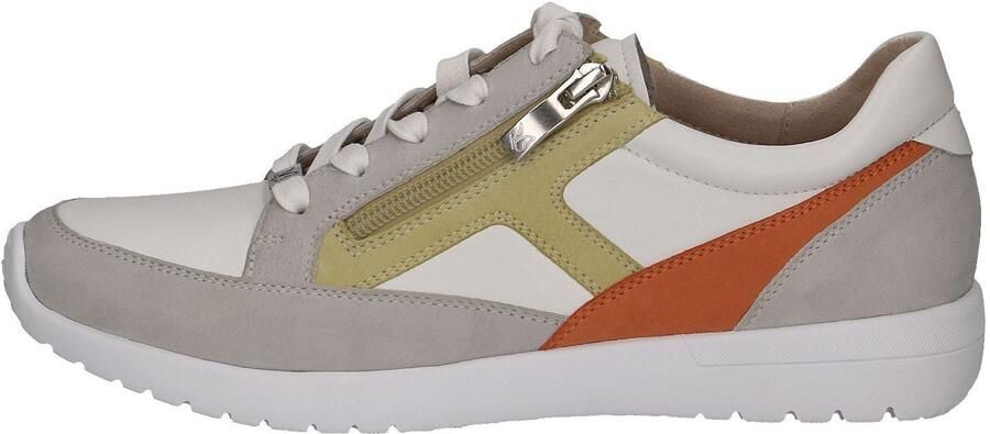 CAPRICE Sneakers laag mosterd stone grey oranjerood natuurwit - Foto 2