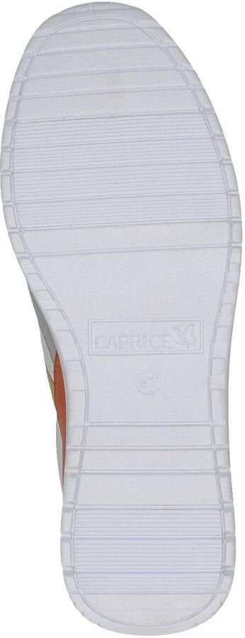 CAPRICE Sneakers laag mosterd stone grey oranjerood natuurwit - Foto 3