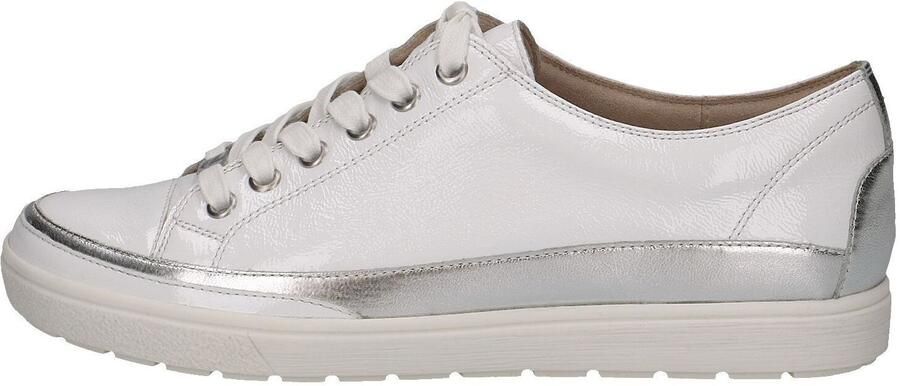 Caprice sneaker wit-zilver lak art.9-23654
