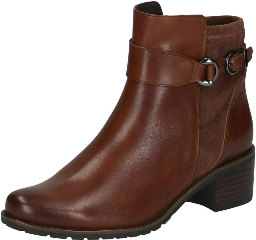 CAPRICE Enkellaarsjes cognac