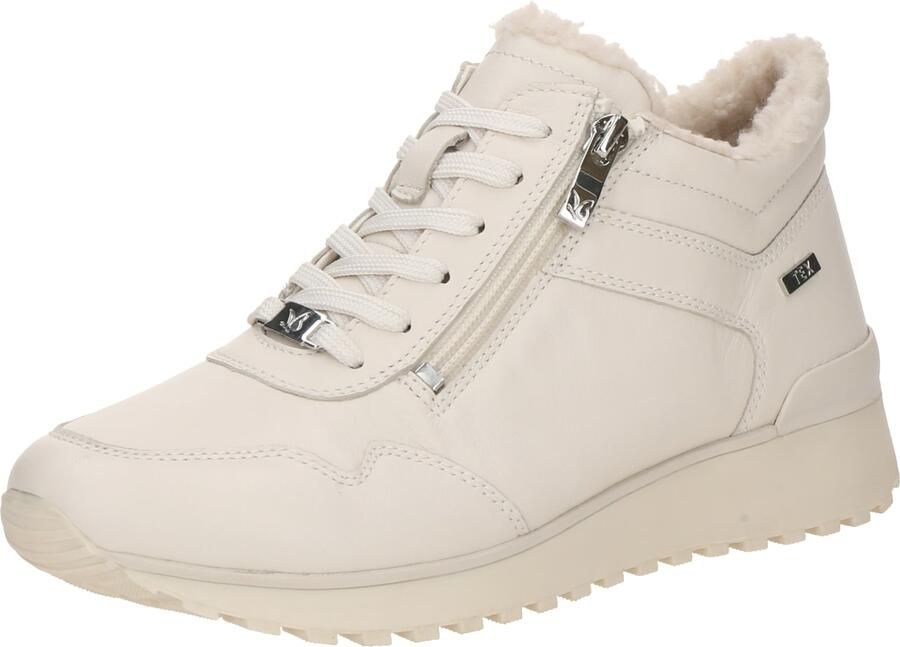 Caprice Sneakers met sleehak winterlaarzen veterschoenen high-top sneaker in comfortabele breedte