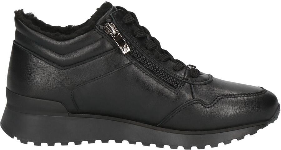 Caprice Sneakers met sleehak winterlaarzen veterschoenen high-top sneaker in comfortabele breedte