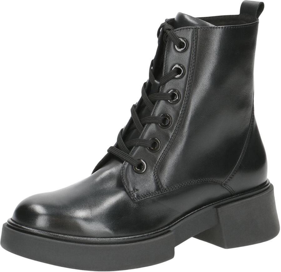 Caprice Zwarte Casual Gesloten Booties Vrouwen Black Dames