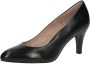 Caprice Zwarte Leren Pumps voor Vrouwen Black Dames - Thumbnail 2