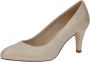 Caprice Beige Leren Business Pumps Beige Dames - Thumbnail 2