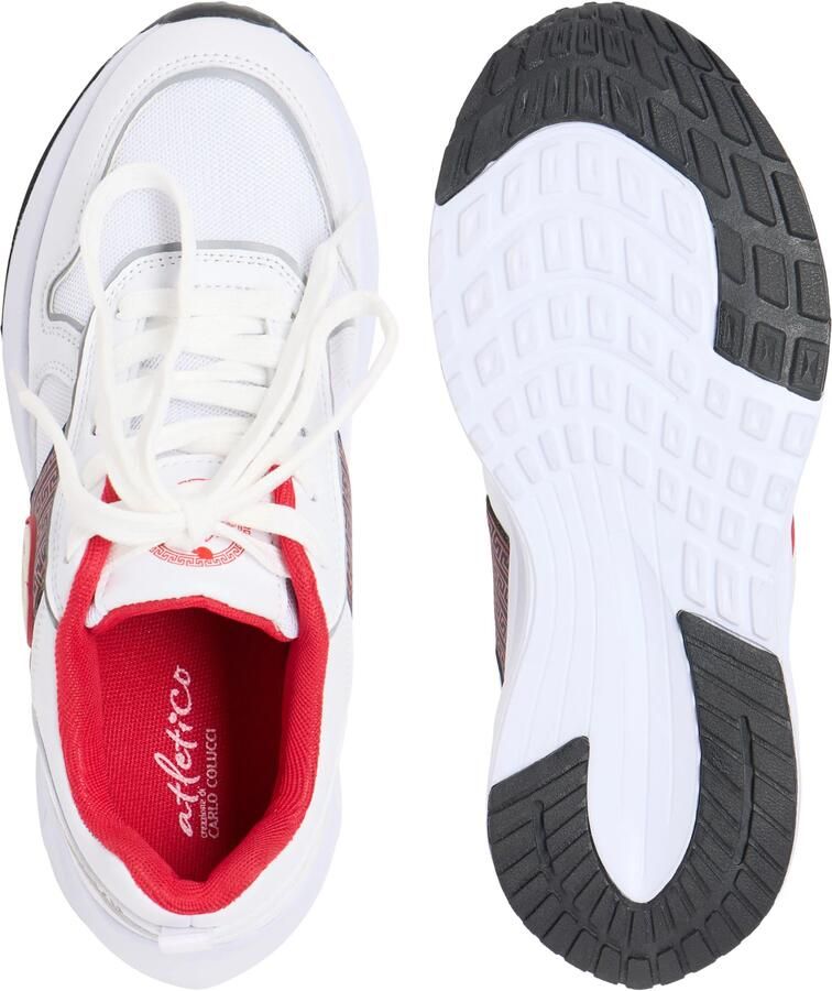 Carlo Colucci Sneakers laag 'di Noia' gemengde kleuren wit - Foto 3