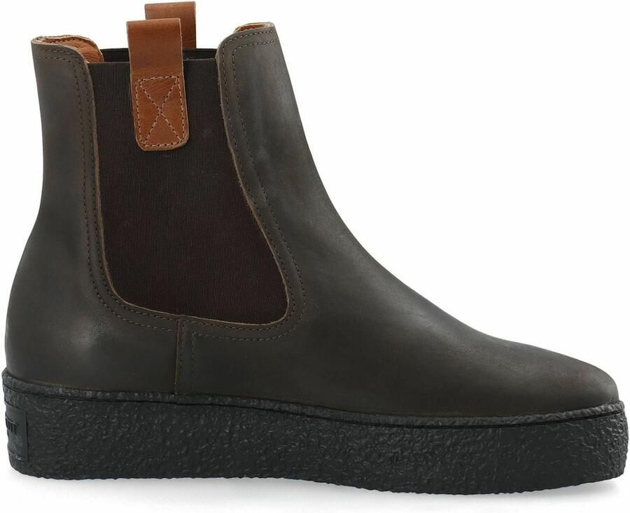 Ca'Shott Chelsea boots 'Camilla' donkerbruin - Foto 2