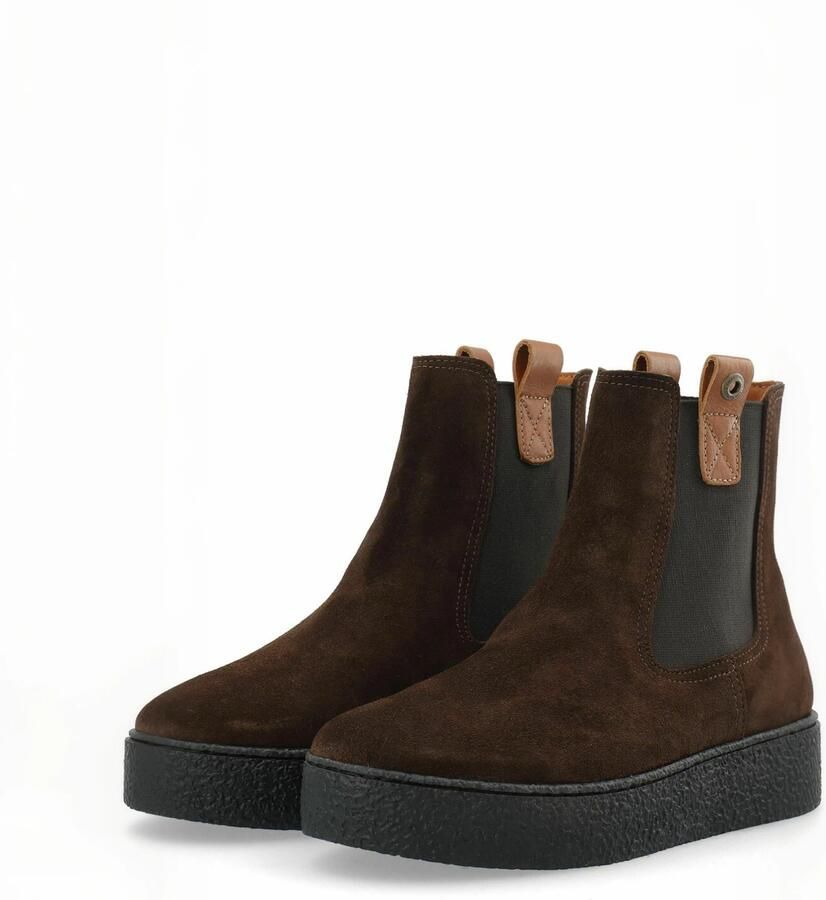 Ca'Shott Chelsea boots ' CASCAMILLA ' donkerbruin - Foto 2