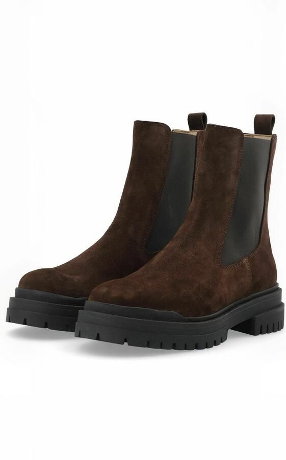Ca'Shott Chelsea boots ' CASJOLINE ' donkerbruin - Foto 9