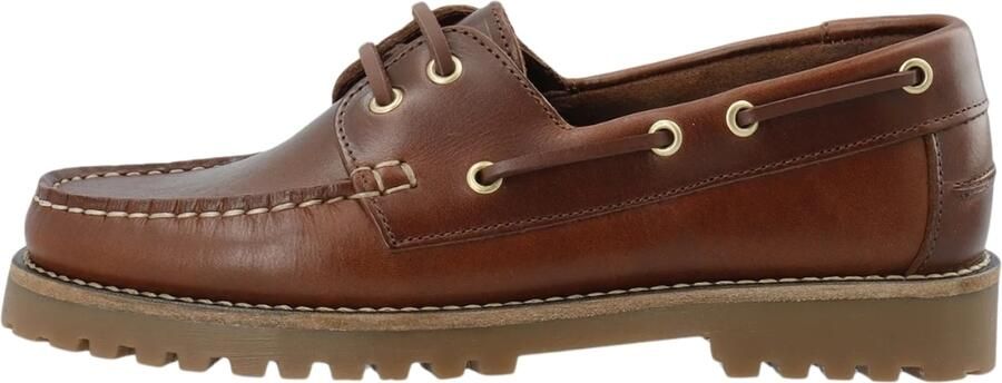 Ca'Shott Mocassins 'CASLENA' donkerbruin