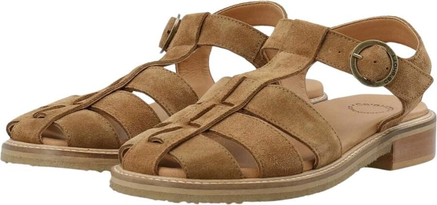 Ca'Shott Sandalen met riem 'Casgrace' lichtbruin - Foto 3