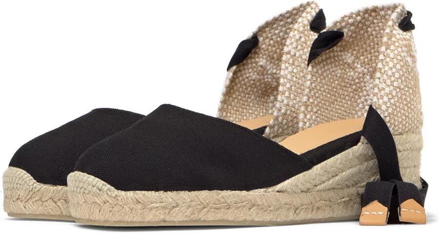 Castañer Zwarte Carina 6 Hoge Espadrilleschoen Black Dames - Foto 4