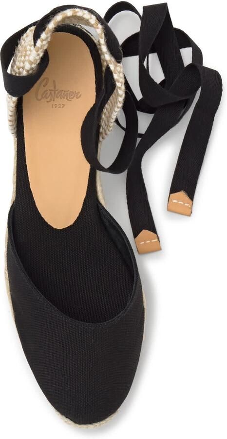 Castañer Zwarte Carina 6 Hoge Espadrilleschoen Black Dames - Foto 5
