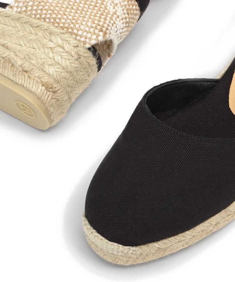 Castañer Zwarte Carina 6 Hoge Espadrilleschoen Black Dames - Foto 2