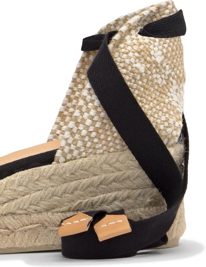 Castañer Zwarte Carina 6 Hoge Espadrilleschoen Black Dames - Foto 3