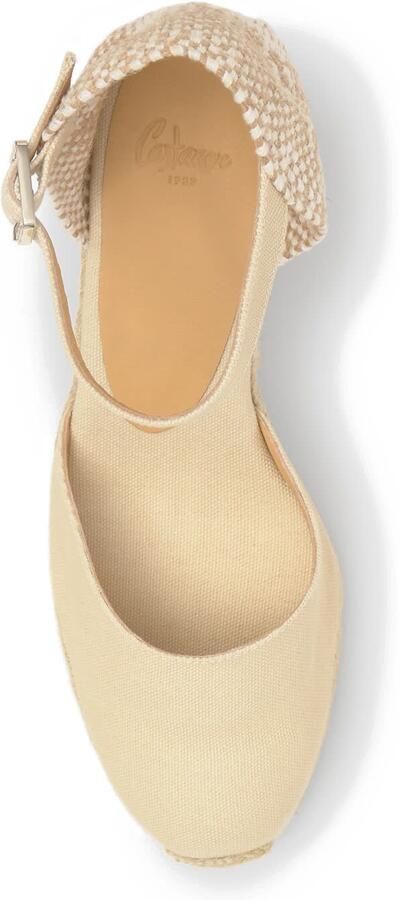 Castañer Ivoor Katoenen Espadrilles met Sleehak - Foto 4