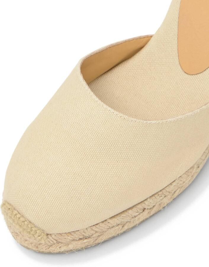 Castañer Ivoor Katoenen Espadrilles met Sleehak - Foto 2