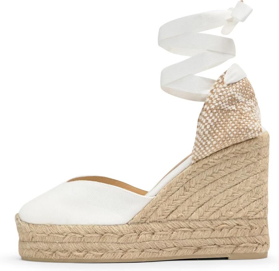Castañer Chiara 8Ed 001 11 cm Sleehakken White Dames