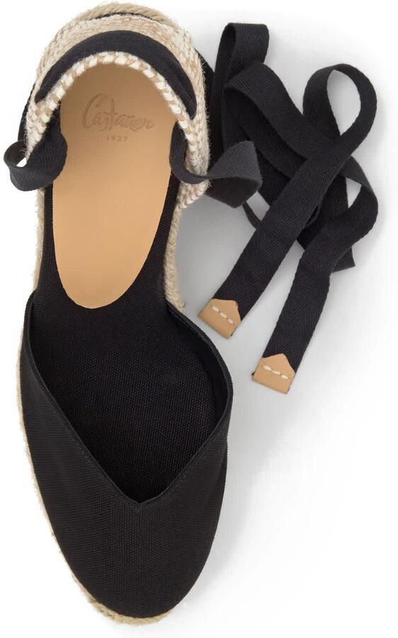 Castañer Alpargata MET 9 CM Sleehak Black Dames - Foto 12